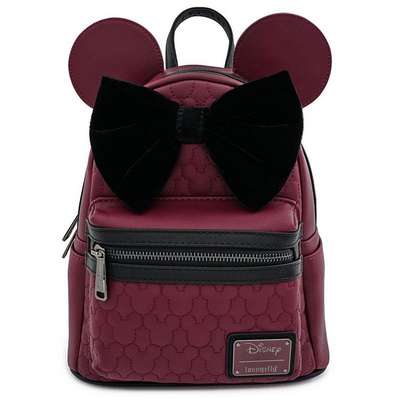 Minnie Mouse Maroon Quilted Cosplay