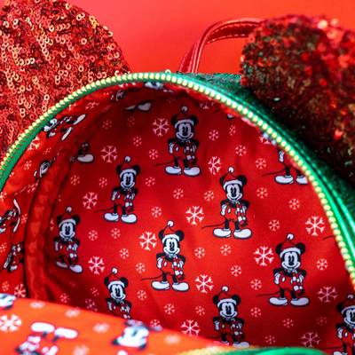 Mickey Mouse Red and Green Sequin