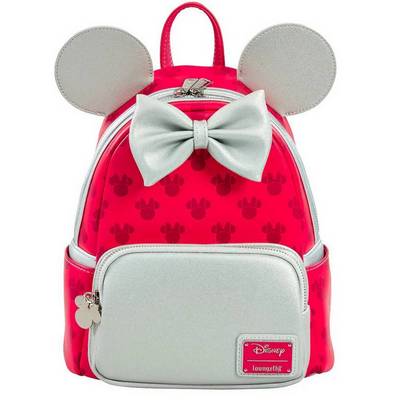 Minnie Mouse Red with Silver Pocket