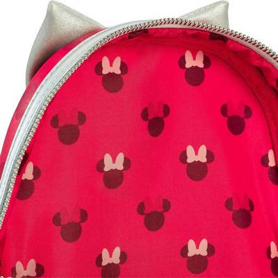 Minnie Mouse Red with Silver Pocket