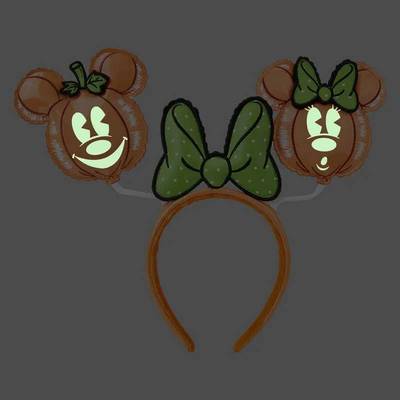 Stitch Shoppe Mickey and Minnie Mouse Pumpkin Balloon