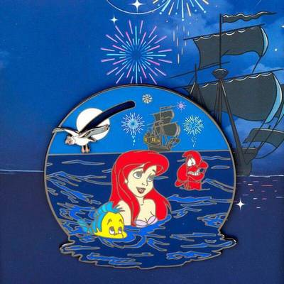 The Little Mermaid with Sliding Scuttle Collector Box