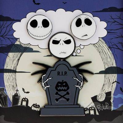 The Nightmare Before Christmas Jack Skellington Mixed Emotions with Interchangeable Faces Set