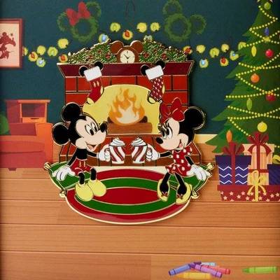 Mickey and Minnie Hot Cocoa Fireplace Collector Box
