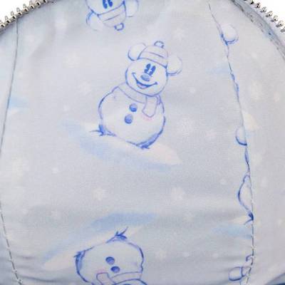 Stitch Shoppe Mickey Mouse Winter Snowman Iridescent
