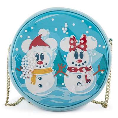 Snowman Mickey Minnie Snow Globe