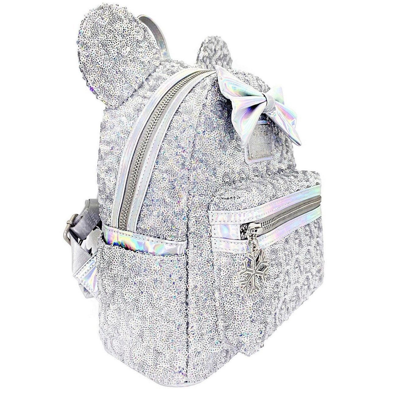 Silver Holographic Sequin Minnie Exclu
