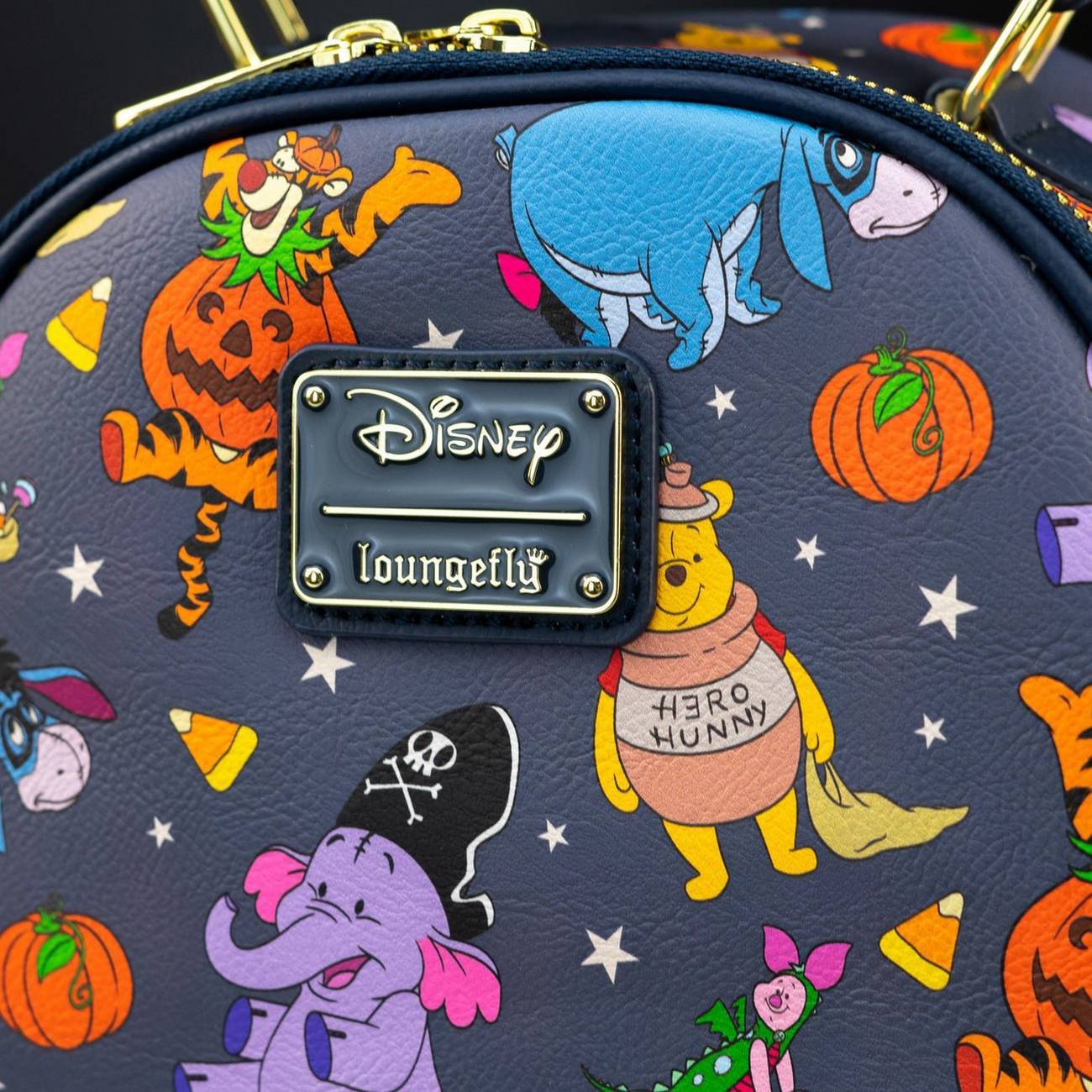 Winnie the Pooh Characters at Halloween All Over Print