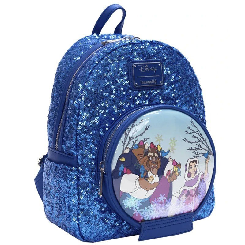 The Beauty and Beast Snowglobe Sequin