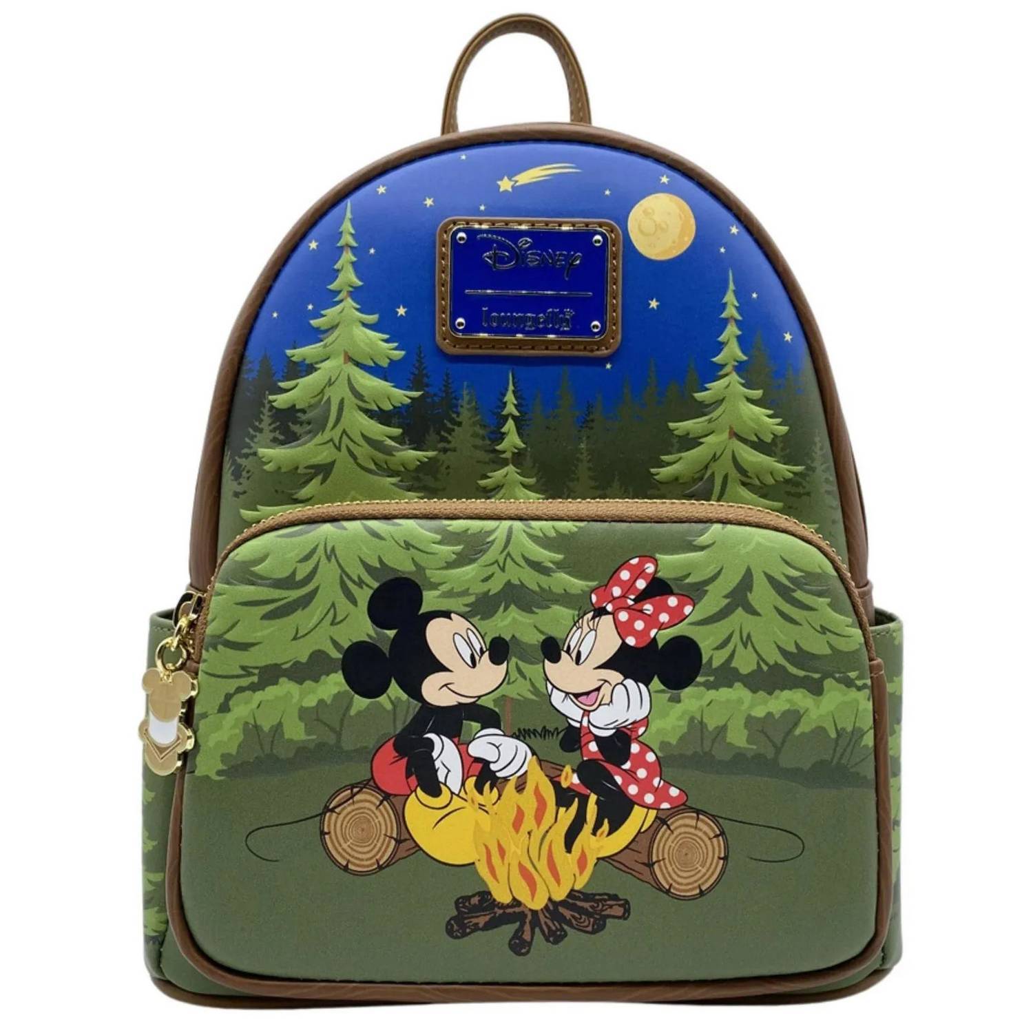 Mickey Mouse Minnie and Friends Camping Scene Glow