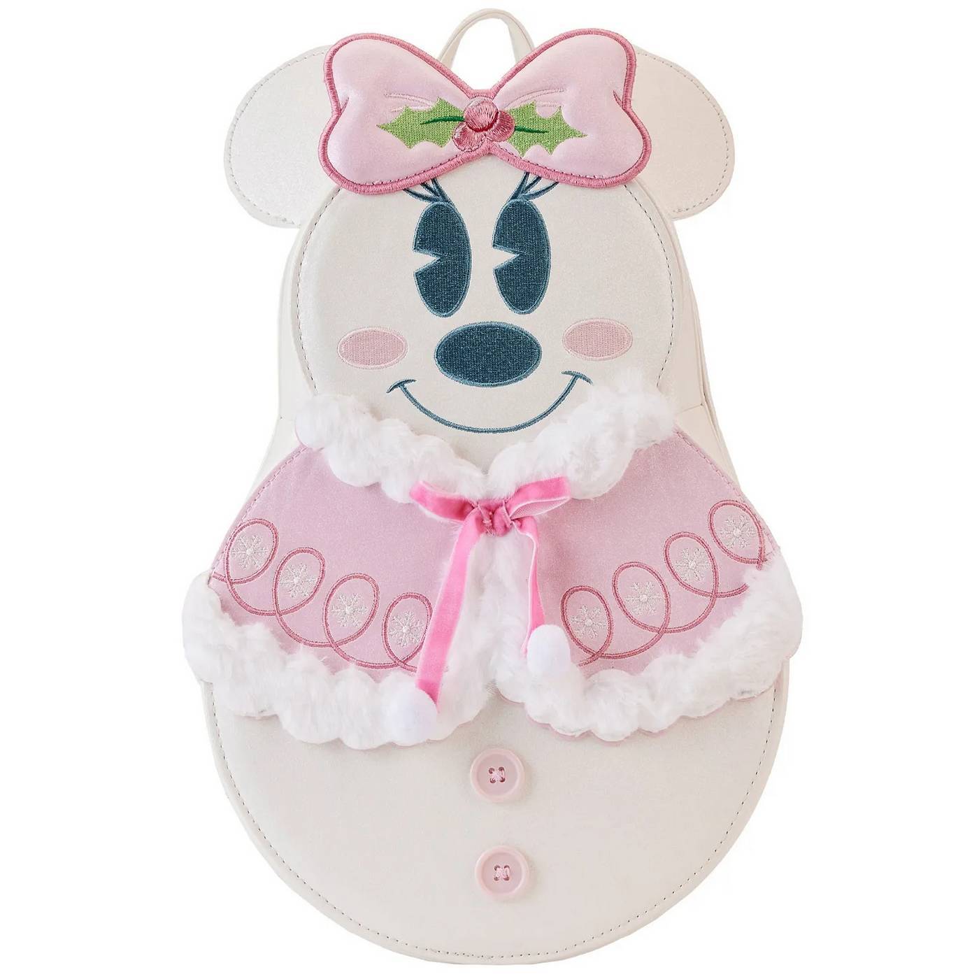 Minnie Mouse Pastel Snowman