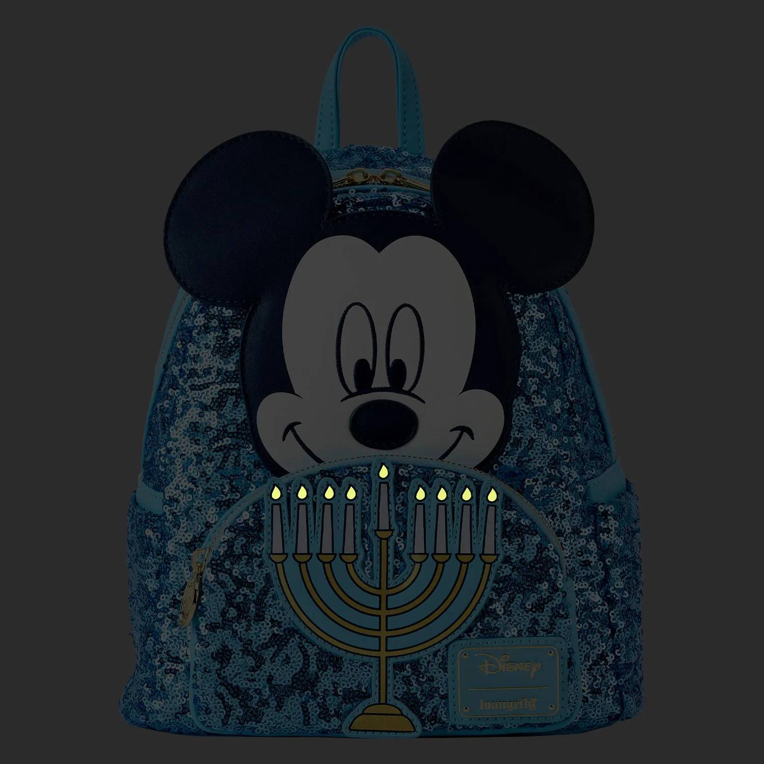 Mickey Mouse Hanukkah Sequin Glow