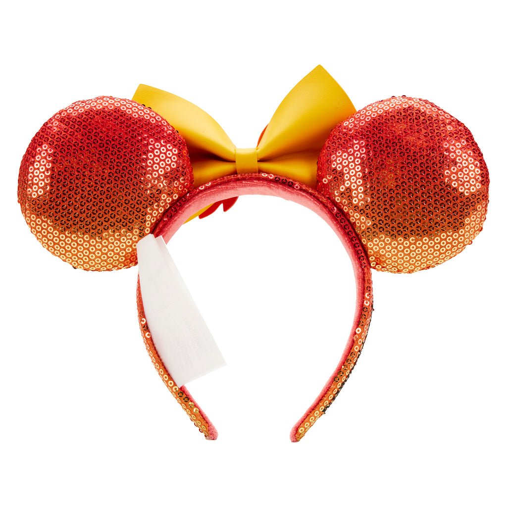 Fall Minnie Mouse Sequin Ombre Ear Exclu