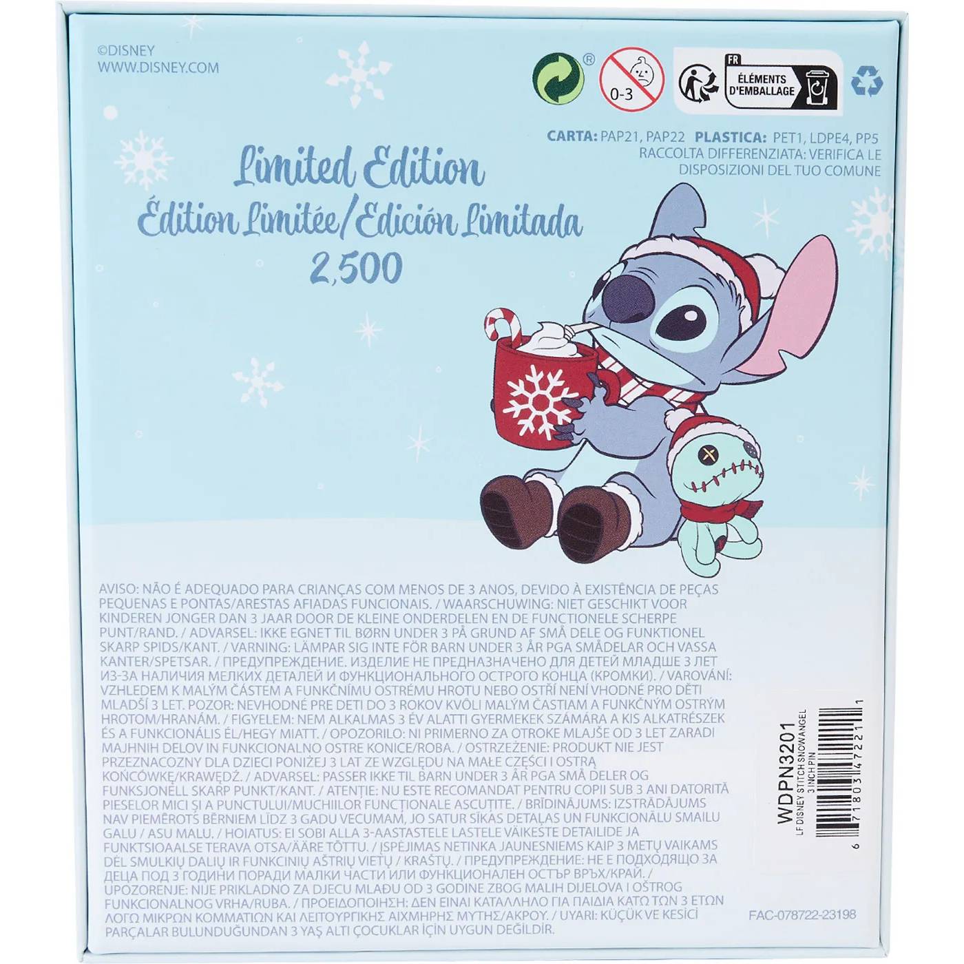 Stitch Holiday Snow Angel Collector Box