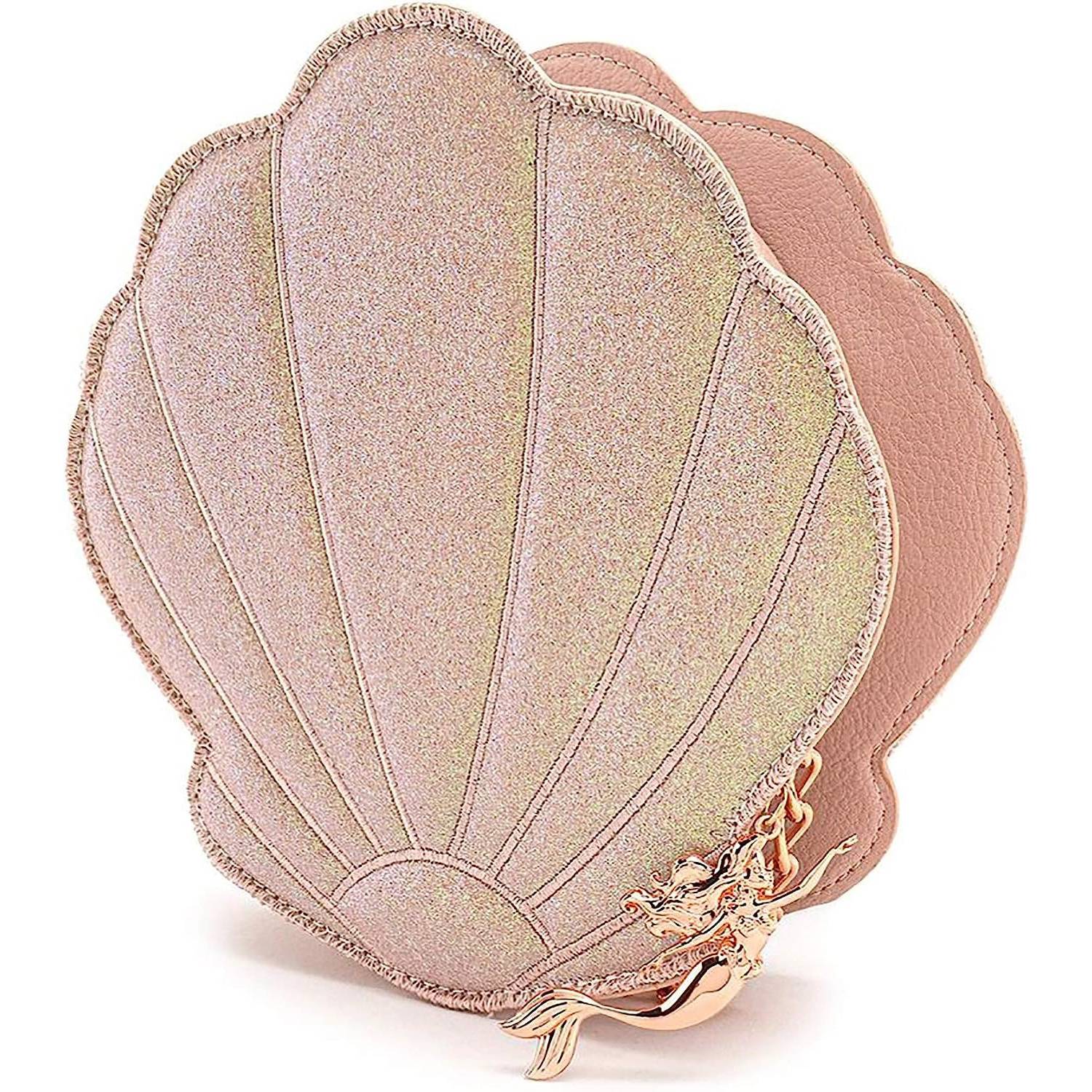 Rose Gold Little Mermaid Shimmer Shell